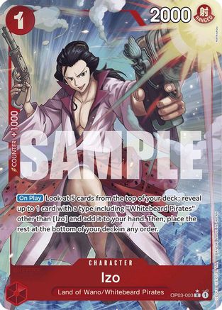 Izo (OP03-003) (Full Art) (OP03-003) - Premium Booster -The Best- Foil