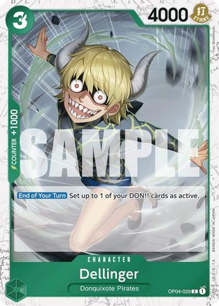 Dellinger (Jolly Roger Foil) (OP04-029) - Premium Booster -The Best- Foil