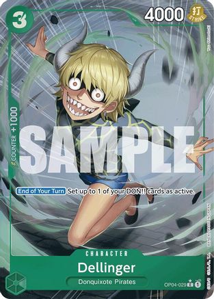 Dellinger (Full Art) (OP04-029) - Premium Booster -The Best- Foil