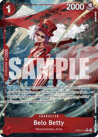 Belo Betty (Full Art) (OP05-015) - Premium Booster -The Best- Foil