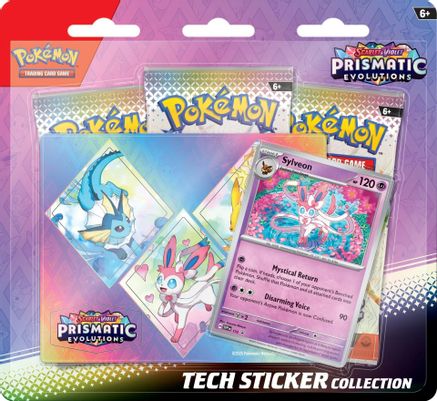 Pokemon: Scarlet & Violet - Prismatic Evolutions - Tech Sticker Collection [Sylveon]