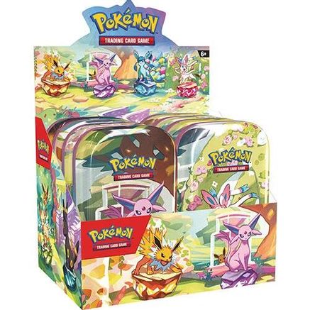 Pokemon: Scarlet & Violet - Prismatic Evolutions - Mini Tin Display