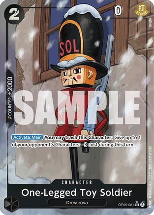 One-Legged Toy Soldier (Full Art) (OP05-081) - Premium Booster -The Best- Foil