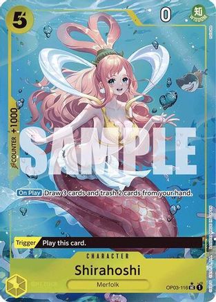 Shirahoshi (OP03-116) (Full Art) (OP03-116) - Premium Booster -The Best- Foil