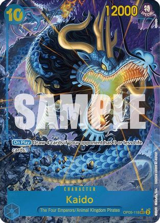 Kaido (OP05-118) (Alternate Art) (OP05-118) - Premium Booster -The Best- Foil