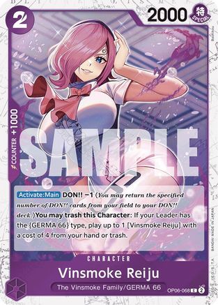 Vinsmoke Reiju (OP06-068) (Jolly Roger Foil) (OP06-068) - Premium Booster -The Best- Foil