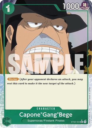 Capone"Gang"Bege (ST02-004) (Extended Art) (ST02-004) - Premium Booster -The Best- Foil