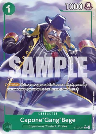 Capone"Gang"Bege (ST02-004) (Alternate Art) (ST02-004) - Premium Booster -The Best- Foil