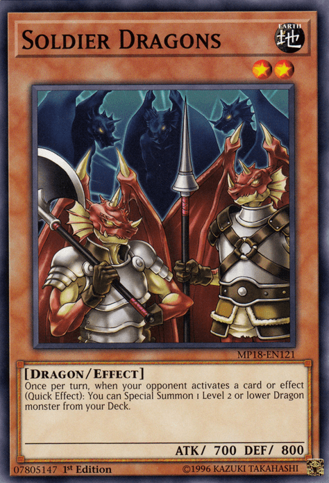 Soldier Dragons [MP18-EN121] Common - Josh's Cards