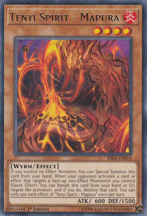 Tenyi Spirit - Mapura [RIRA-EN014] Rare - Josh's Cards
