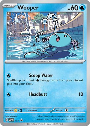 Wooper 155 - SV Scarlet & Violet Promo Cards Holofoil