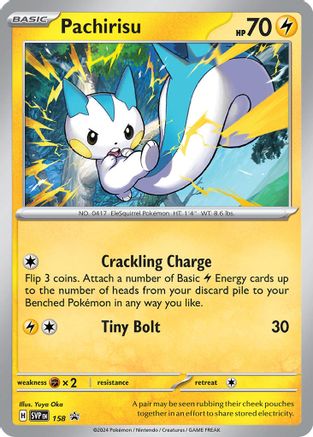 Pachirisu 158 - SV Scarlet & Violet Promo Cards Holofoil