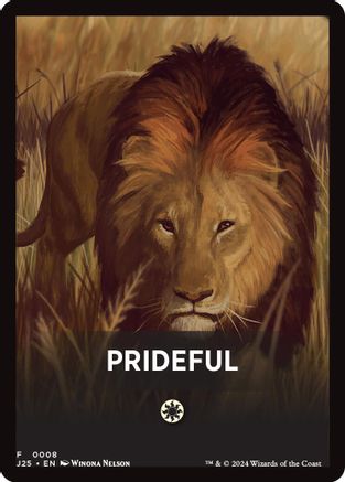 Prideful Theme Card (J25-008) - Foundations Jumpstart
