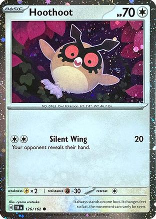 Hoothoot (Cosmos Holo) 126/162 - SV Scarlet & Violet Promo Cards Holofoil