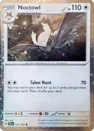 Noctowl (Cosmos Holo) 127/162 - SV Scarlet & Violet Promo Cards Holofoil