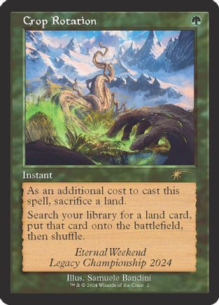 Crop Rotation (Retro Frame) (GAME-002) - Game Day & Store Championship Promos