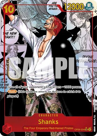 Shanks (004) (Parallel) (OP09-004) - Emperors in the New World Foil