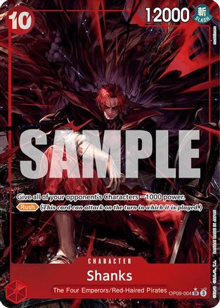 Shanks (004) (Alternate Art) (OP09-004) - Emperors in the New World Foil