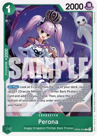 Perona (OP09-034) - Emperors in the New World Foil