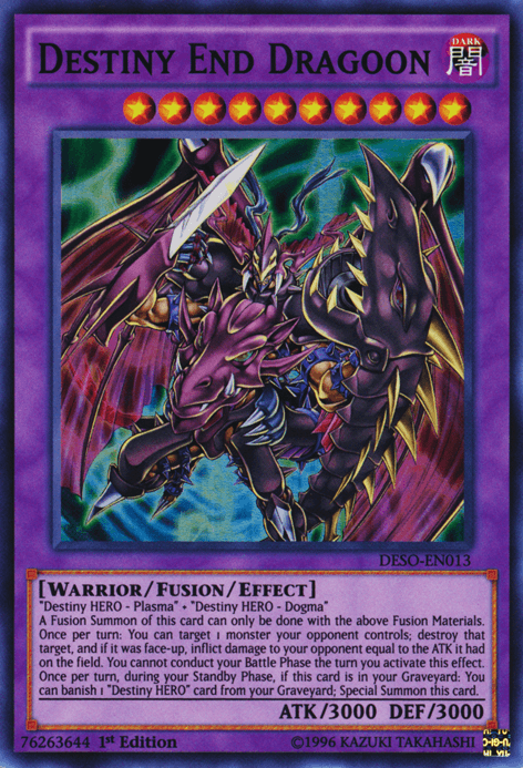 Destiny End Dragoon [DESO-EN013] Super Rare - Josh's Cards