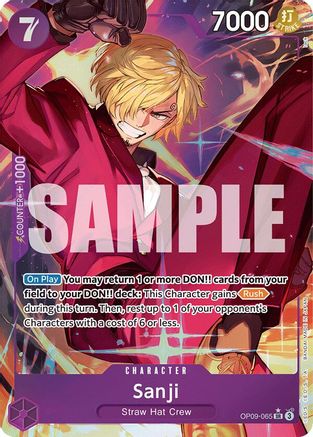 Sanji (065) (Parallel) (OP09-065) - Emperors in the New World Foil