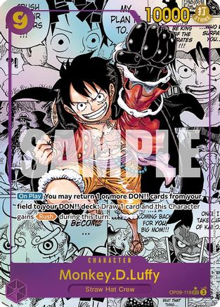 Monkey.D.Luffy (119) (Parallel) (OP09-119) - Emperors in the New World Foil