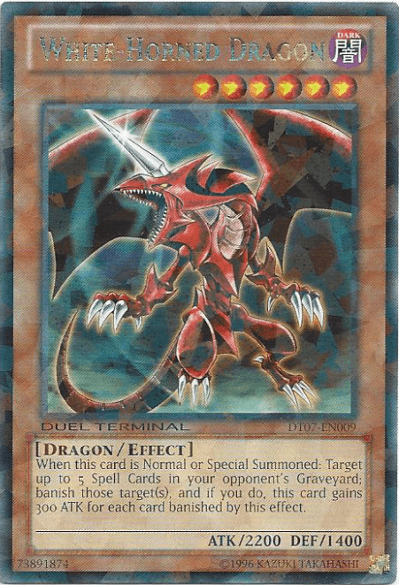 White-Horned Dragon [DT07-EN009] Rare - Josh's Cards