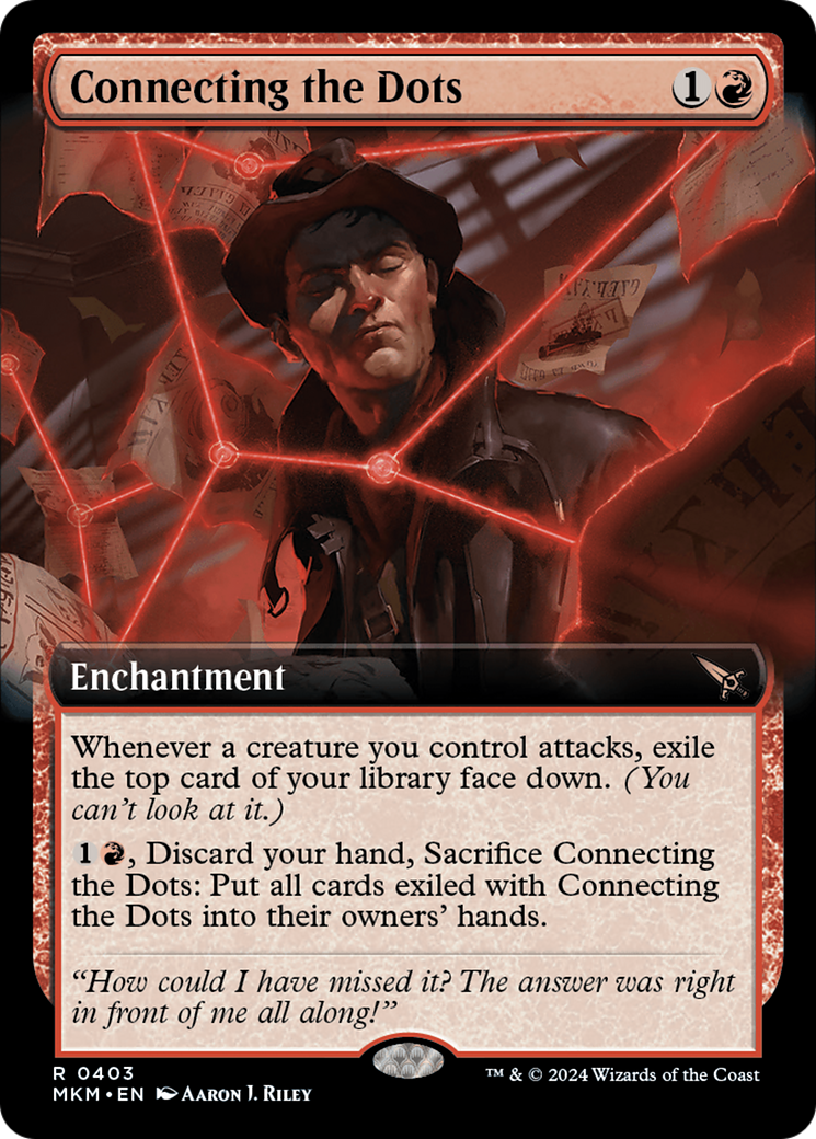 Connecting the Dots (MKM-403) - Murders at Karlov Manor: (Extended Art) Foil