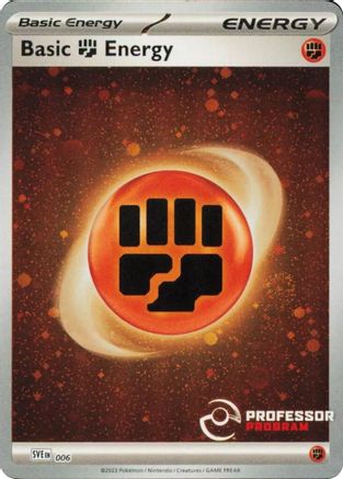 Fighting Energy (2023) 006 - Professor Program Promos Holofoil