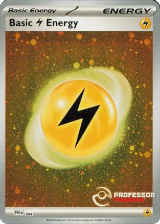 Lightning Energy (2023) 004 - Professor Program Promos Holofoil