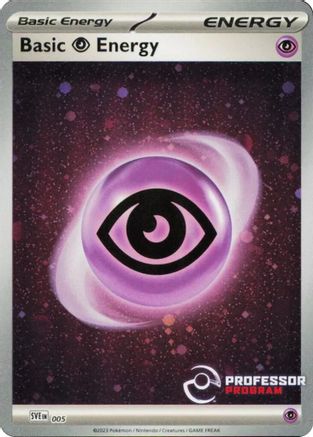 Psychic Energy (2023) 005 - Professor Program Promos Holofoil
