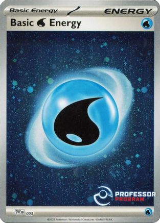 Water Energy () 003 - Professor Program Promos Holofoil