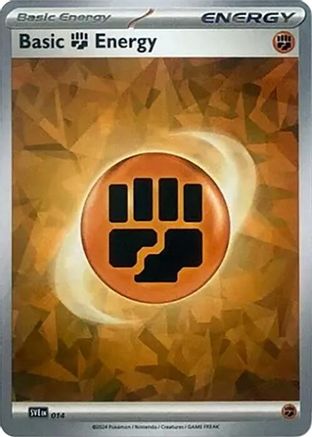 Basic Fighting Energy (Cracked Ice Holo) 014 - SV07 Stellar Crown Holofoil