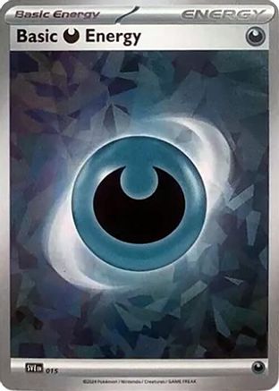 Basic Darkness Energy (Cracked Ice Holo) 015 - SV07 Stellar Crown Holofoil