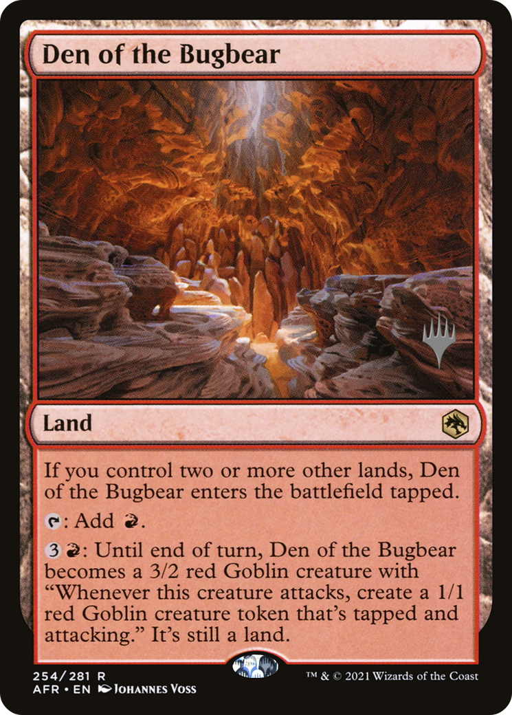Den of the Bugbear (PPAFR-254P) - Adventures in the Forgotten Realms Promos