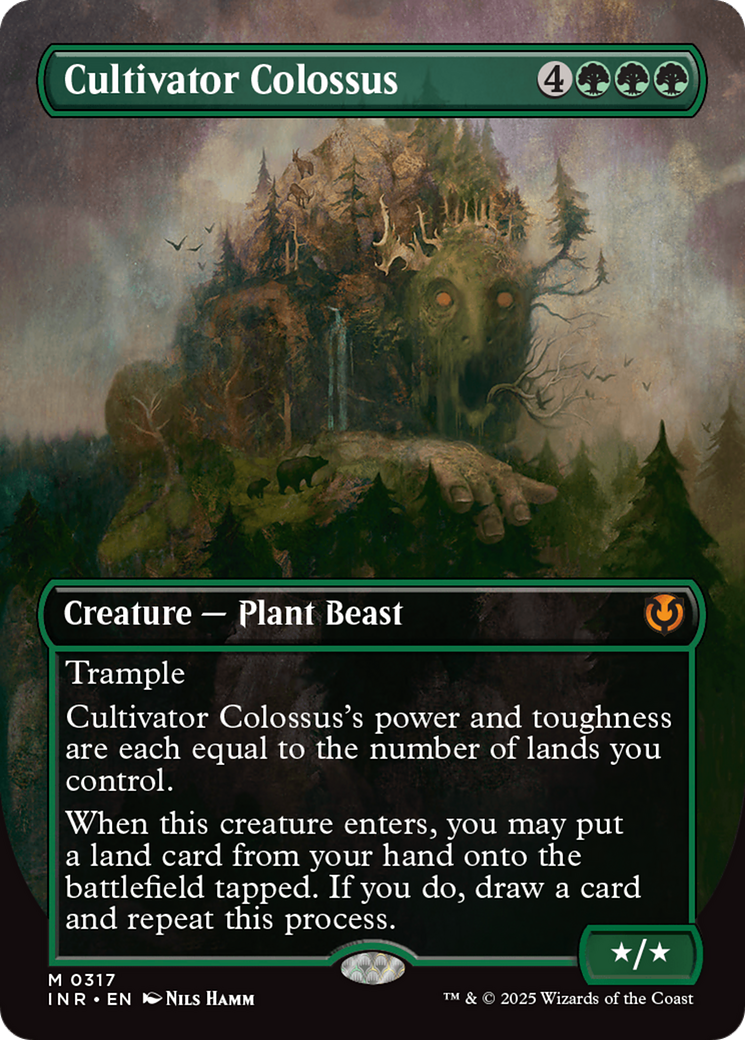 Cultivator Colossus (Borderless) (INR-317) - Innistrad Remastered (Borderless) Foil