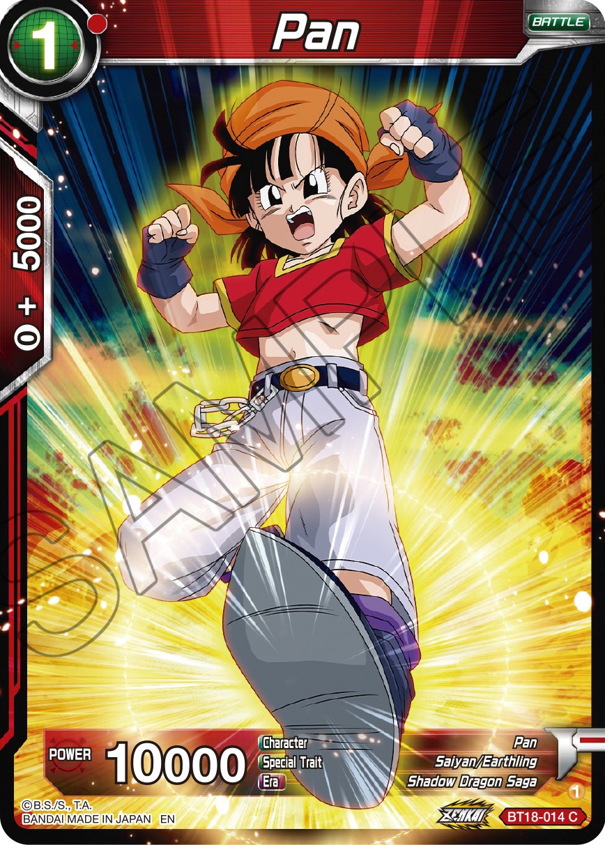 Pan (BT18-014) [Dawn of the Z-Legends] Parallel Foil