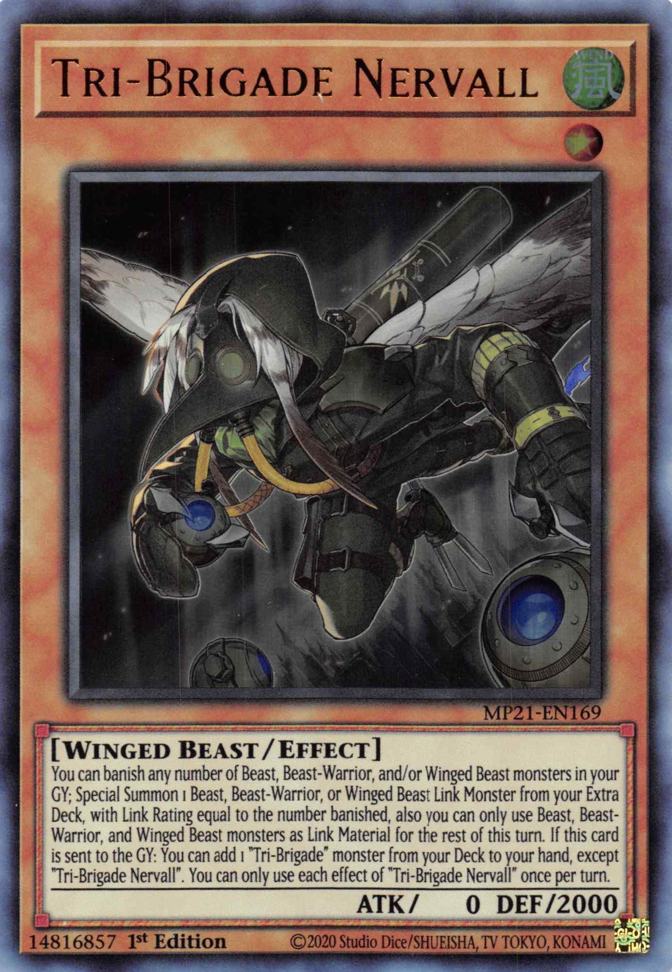 Tri-Brigade Nervall [MP21-EN169] Ultra Rare - Josh's Cards