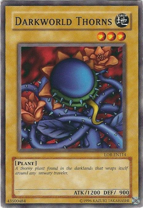 Darkworld Thorns [LOB-EN114] Common - Josh's Cards