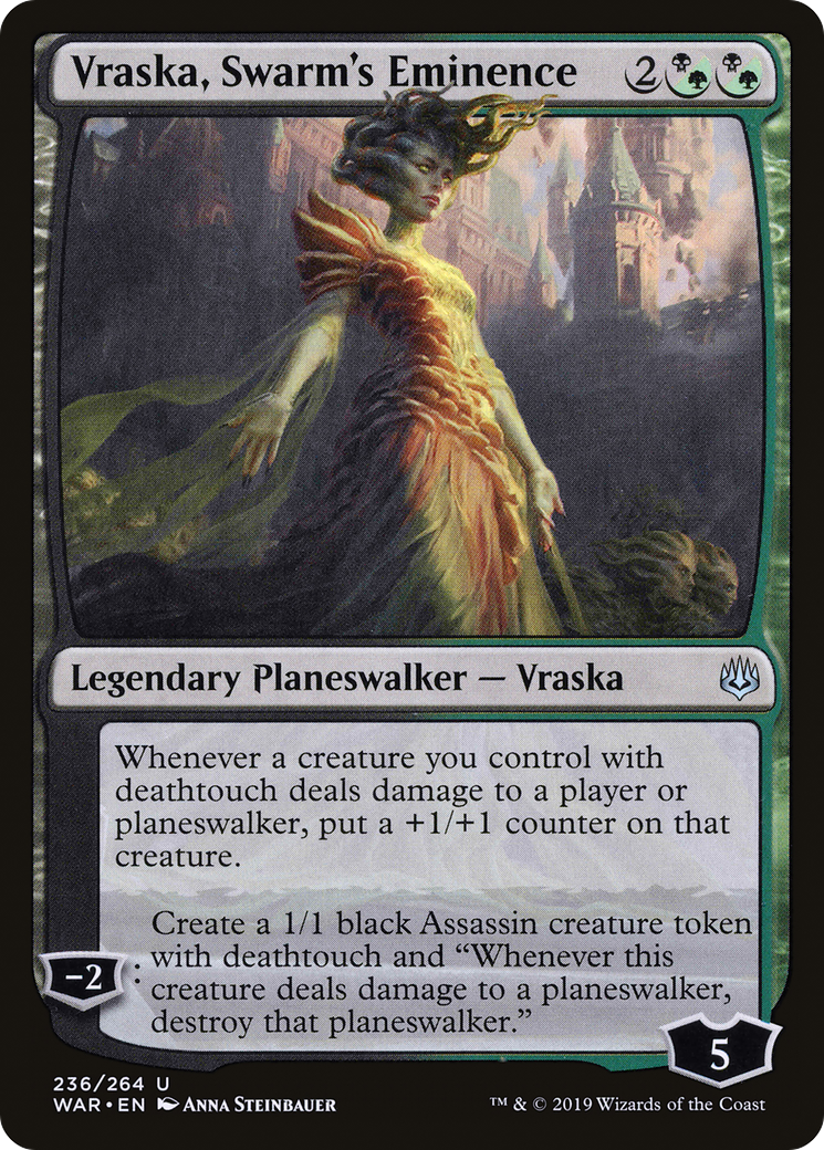 Vraska, Swarm's Eminence (WAR-236) - War of the Spark Foil