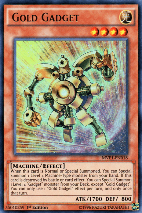Gold Gadget [MVP1-EN018] Ultra Rare - Josh's Cards