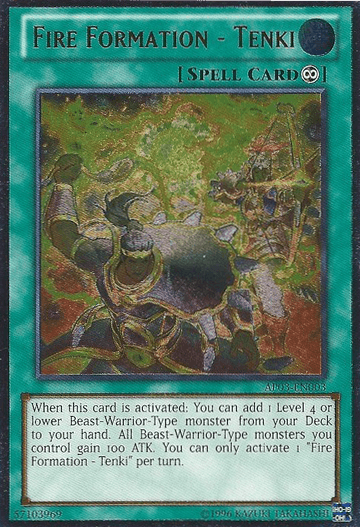 Fire Formation - Tenki [AP03-EN003] Ultimate Rare - Josh's Cards