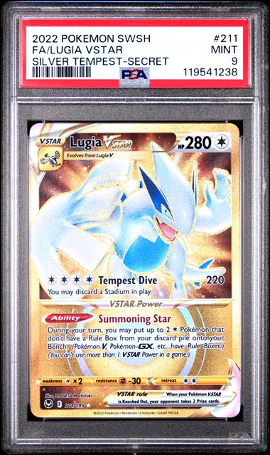 Lugia VSTAR Silver Tempest 211/195 PSA 9