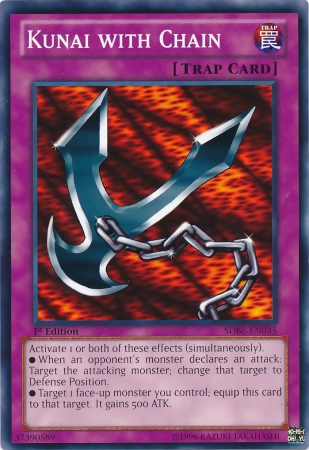 Kunai with Chain (SDBE-EN035) - Structure Deck: Saga of Blue-Eyes White Dragon Unlimited