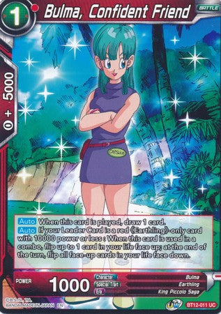 Bulma, Confident Friend (BT12-011) [Vicious Rejuvenation] Parallel Foil