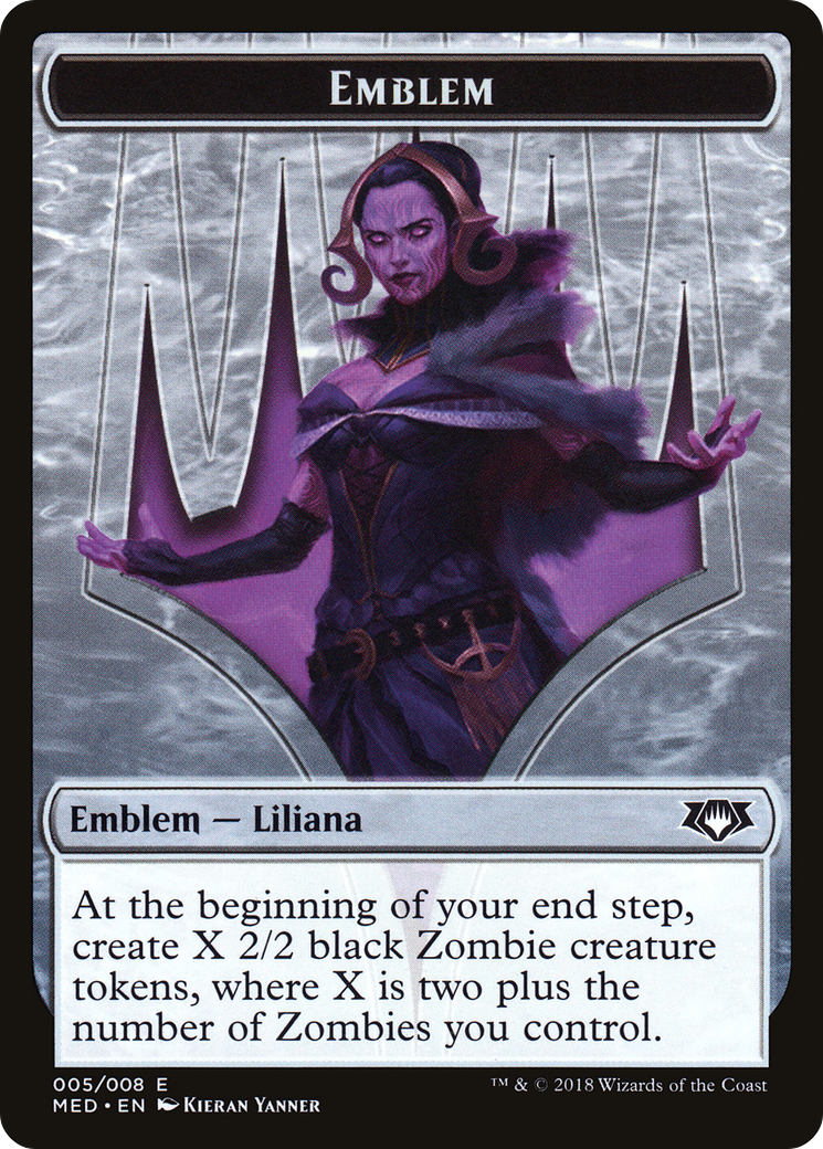 Liliana, the Last Hope Emblem (MED-0G5) - Mythic Edition Tokens