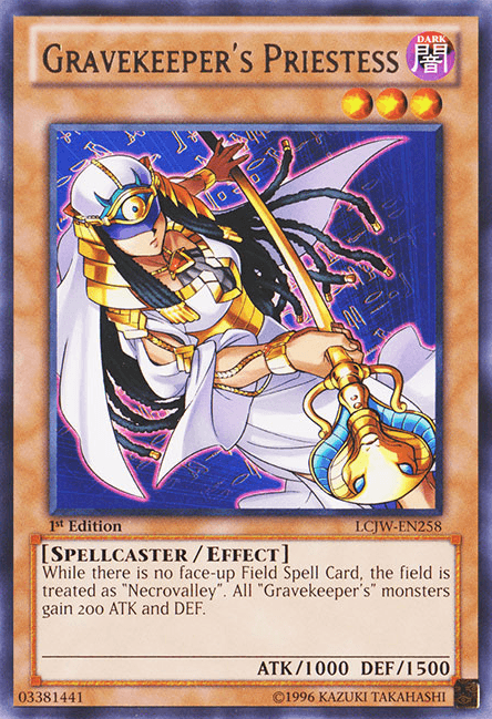 Gravekeeper's Priestess [LCJW-EN258] Rare - Josh's Cards