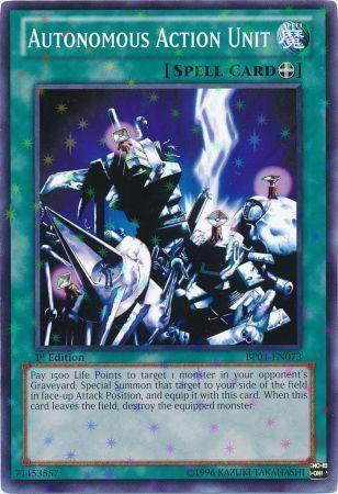 Autonomous Action Unit [BP01-EN073] Starfoil Rare - Josh's Cards