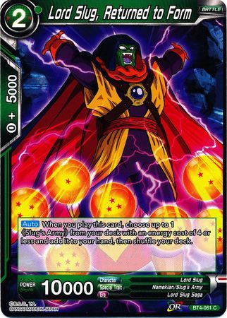 Lord Slug, Returned to Form (BT4-061) [Colossal Warfare] Parallel Foil