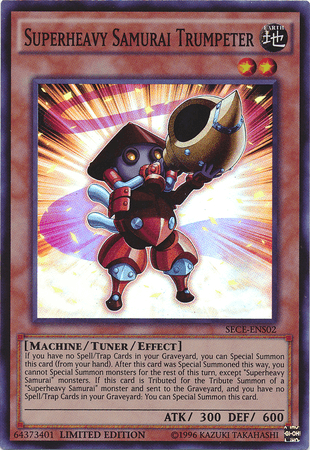 Superheavy Samurai Trumpeter [SECE-ENS02] Super Rare - Josh's Cards